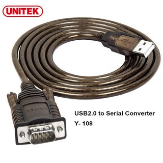 UNITEK USB 2.0 to Serial RS232 Cable รุ่น Y-108