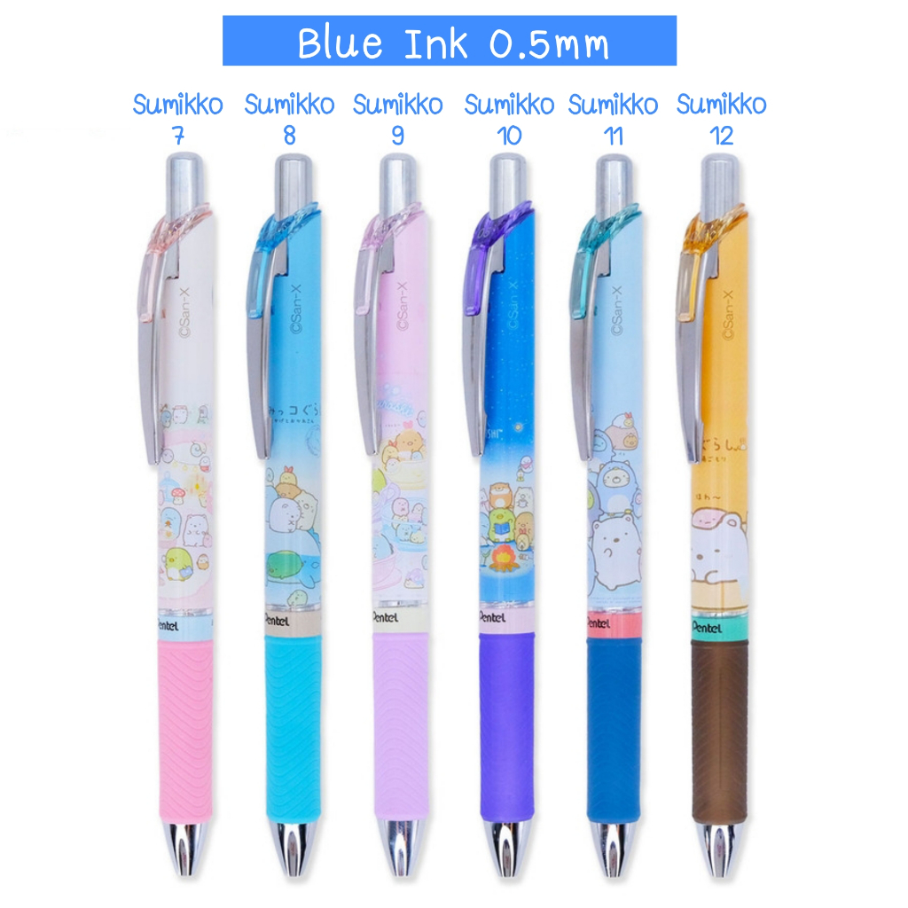 ( เพิ่มลายใหม่ ปี 2025 ) ปากกาเจล Pentel Energel Collection 0.5mm พร้อมส่ง