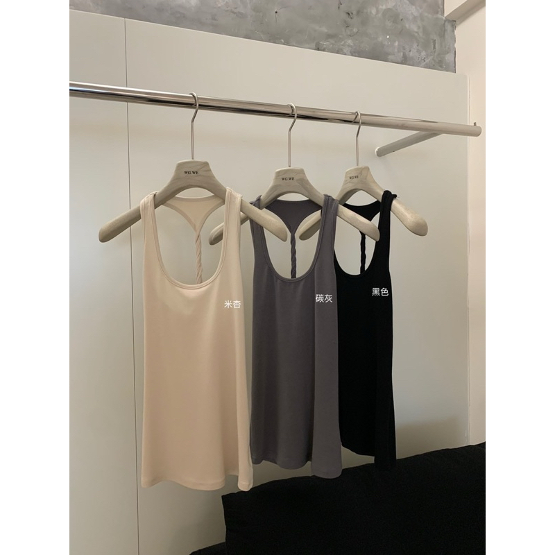 5079# เสื้อกล้าม เนื้อผ้ายืดอย่างดี งานสวย TAG:WG.WE 🇰🇷