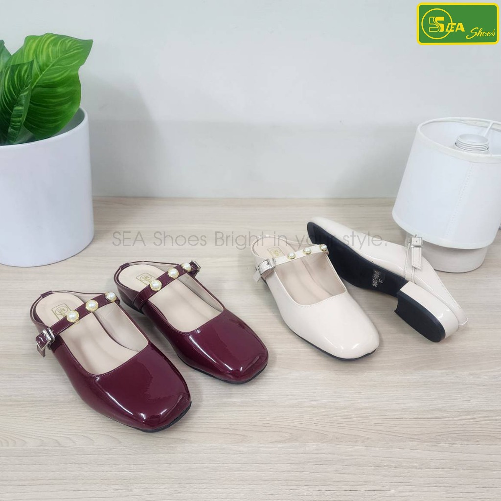 SEA Shoes(ซีชูส์) 9665-006 รองเท้าแตะที่เหมาะกับทุกวัน ดีไซน์เรียบแต่ดูดี แมทช์ง่าย ใส่ได้ทุกวัน