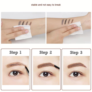 YOTAI (ราคา = 12 แท่ง) ดินสอเขียนคิ้ว กันน้ำ ดินสอเขียนคิ้วแบบหมุน 2 in 1 มีแปรงปัดคิ้วในตัว มี 5 สีให้เลือก GMB