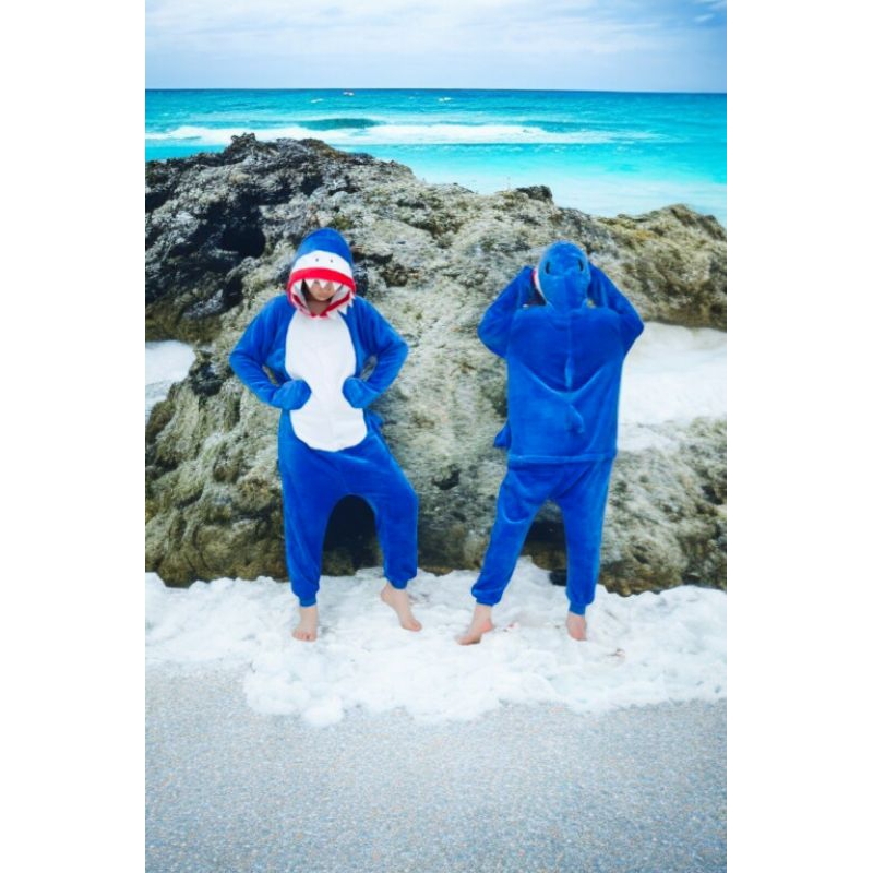 [มี COD] ชุดนอนมาสคอต เด็ก ฉลาม (shark)