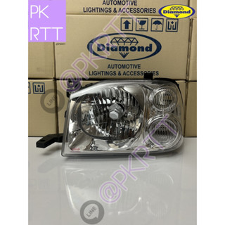 ไฟหน้า NISSAN FRONTIER ปี 2001-2006 ตากบ มุมขาว นิสสัน ฟรอนเ…