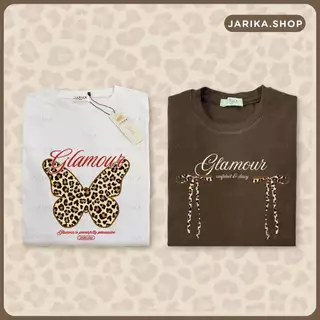Jarika.shop - เสื้อยืดลาย LONDON กรอบเสือ ( Glamour ) ( พ15 ) (1/1)