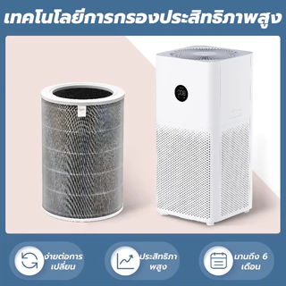 Xiao Mi Air Purifier Filter (มีRFID) ไส้กรอง 1 2S 2H 3H 2C 3C Pro 4Lite 4Pro ไส้กรองเครื่องฟอกอากาศ ไส้กรองอากาศ XiaoMi