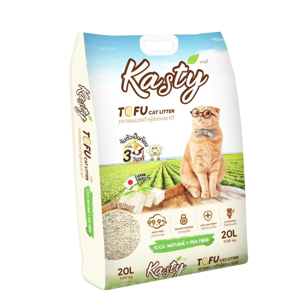 [20ลิตร] Kasty 20L ทรายแมวเต้าหู้ธรรมชาติ ขนาด 20 ลิตร thumbnail 5