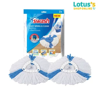 สวอช อะไหล่ผ้าม็อบ สำหรับถังปั่น ผ้ารีฟิล (2ชิ้น) SWASH TORNADO MOP REFILL 2 PCS.