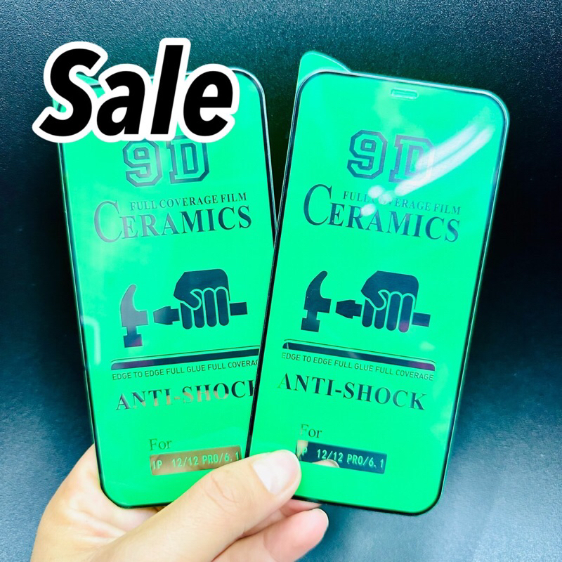 Sale ฟีล์มเชรามิกแบบใสเต็มจอ สำหรับไอโฟน12 12Pro 14Pro 14Promax 7G 8G SE 6G 7plus 6plus 8plus X Xs 1