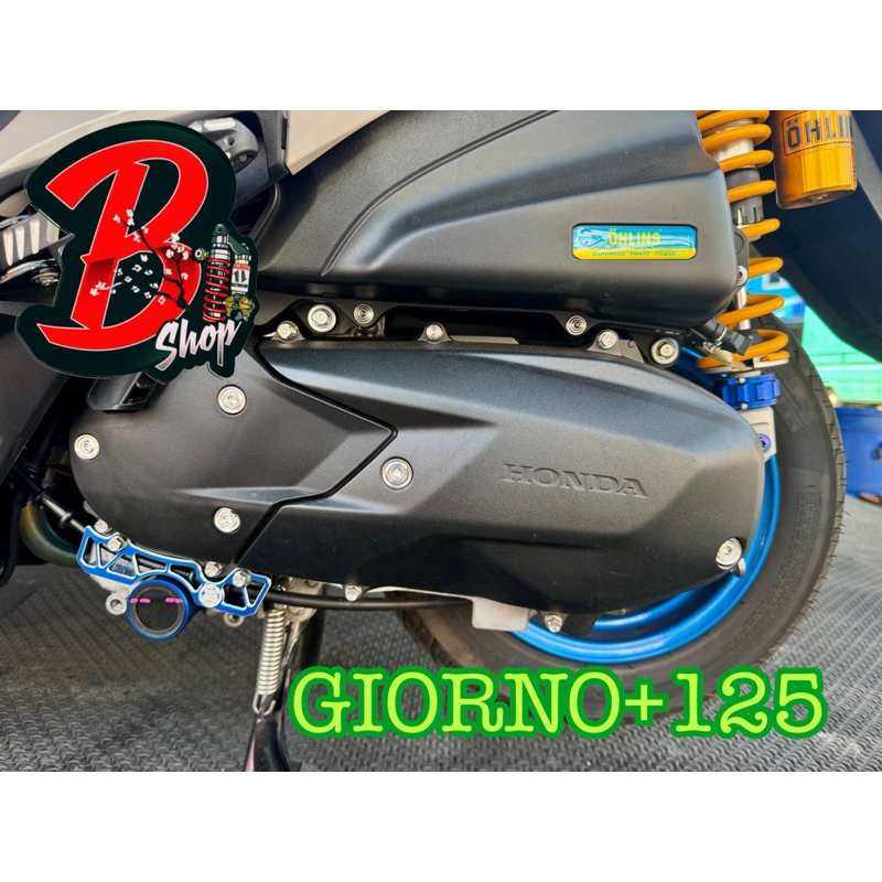 น็อตยึดแคร้ง GIORNO-125 (5จุด) หัวบาง CNC AA จีออโน่ สแตนเลส น็อตยึดแคร้งกลาง น้อตแคร้งใต้โช๊ค นอตยึดหม้อน้ำ