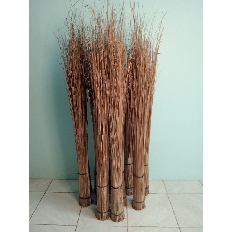 ก้านไม้กวาด (ทางมะพร้าวแห้ง) 10กิโลกรัม คัดเกรดความยาว80-100cm.