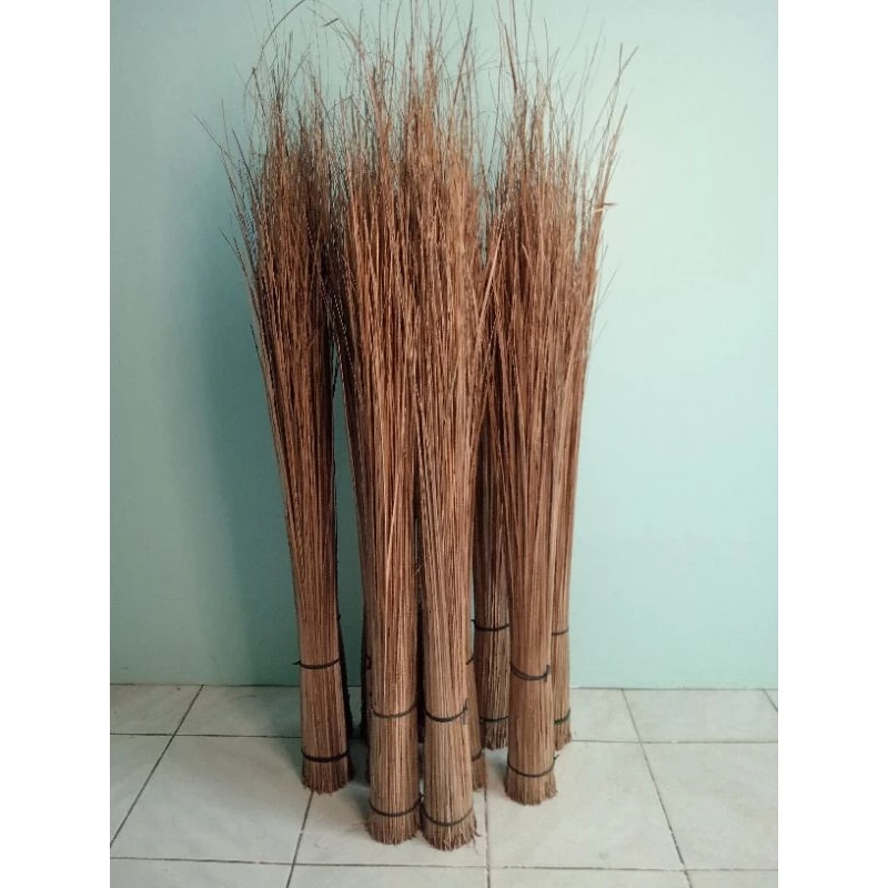 ก้านไม้กวาด (ทางมะพร้าวแห้ง) 10กิโลกรัม คัดเกรดความยาว80-100cm.