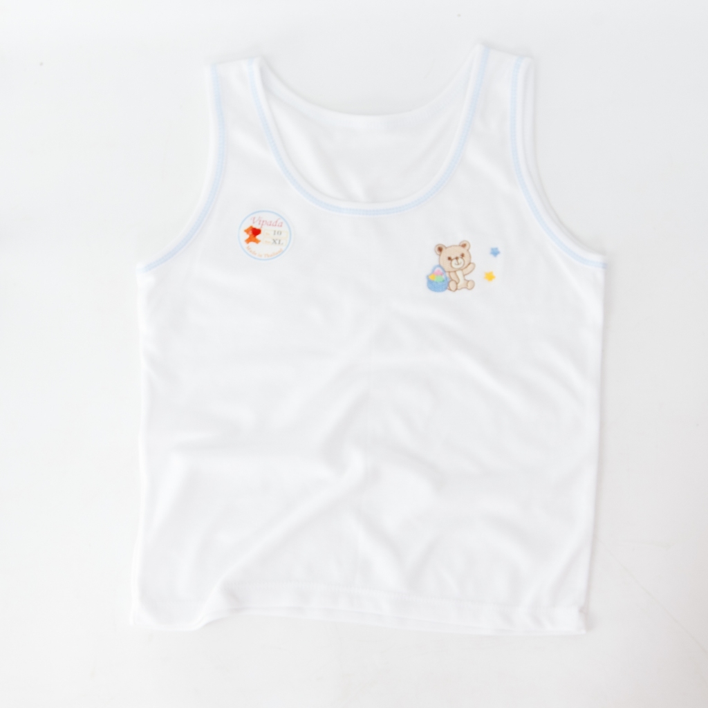 เสื้อกล้ามเด็กหญิงเสื้อซับในเด็กหญิง ปักการ์ตูนน่ารัก แบบยาว ผ้าค็อตตอน 100% ราคาคุ้มค่า - รูปที่ 6