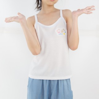 เสื้อกล้ามเด็กหญิงเสื้อซับในเด็กหญิง ปักการ์ตูนน่ารัก แบบยาว…