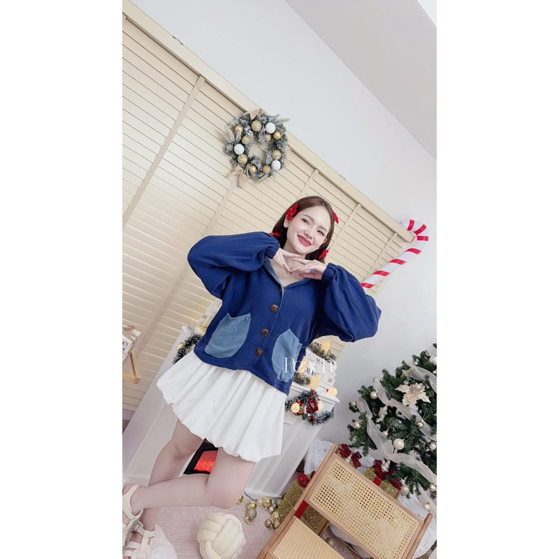 เสื้อฮู้ด สาลูสีล้วน ผ้านุ่มใส่สบาย