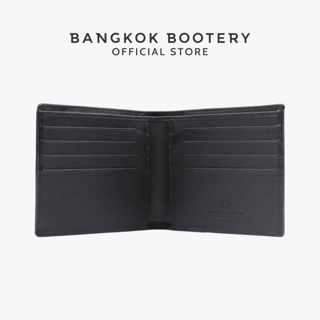BANGKOK BOOTERY กระเป๋าสตางค์ รุ่น WALLET WITH CARD หนังปลากระเบน กระเป๋าสตางค์หนังแท้