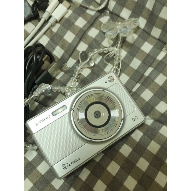 (ของแท้) KiTBEEZ KC-2 กล้องดิจิตอล กล้องถ่ายรูปถ่ายวิดีโอ 5600MP 16X กล้องคอมแพค 1080P HD พร้อมแฟลช