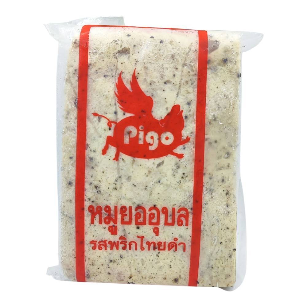 หมูยออุบล รสพริกไทยดำ ตรา Pigo ขนาด 500 กรัม