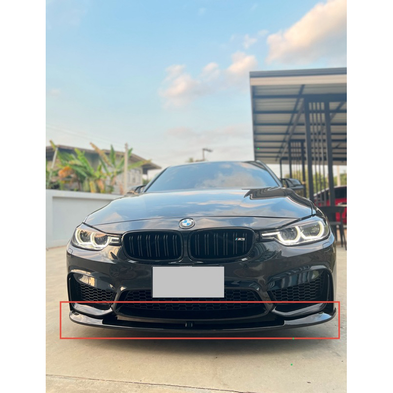ลิ้นหน้ากันชนชุดแต่งBMW F30 m3 ลุค