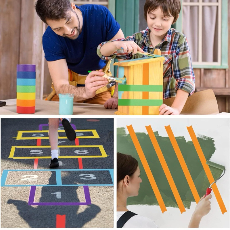 💥จัดส่งไว💥(ST-17)กระดาษกาวนิตโต้เทปหลากสี - รูปที่ 2