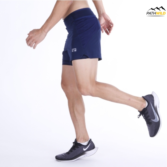 TRAINING LAB TL Pace 3” 2 in 1 Shorts กางเกงวิ่งขาสั้น 2 in 1 รุ่น เพซ มีซับใน กระชับกล้ามเนื้อระบาย