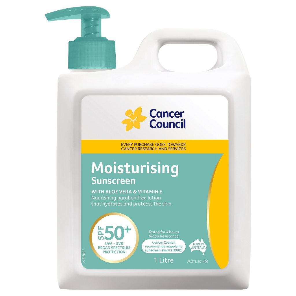 Cancer Council SPF 50+ Moisturising 1 Litre