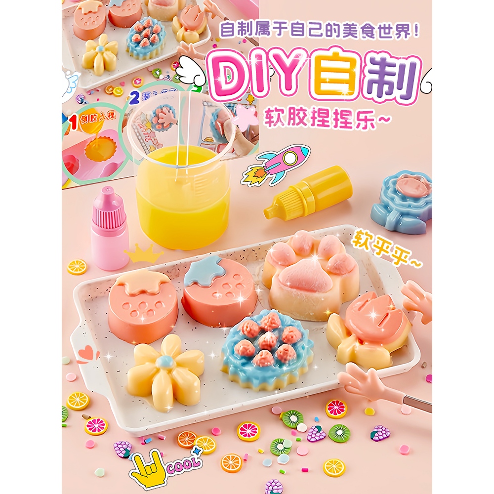 ชุดสร้างสรรค์ DIY รูปกรงเล็บแมวคลายเครียด ชุดของเล่นบีบอัดพกพาและสนุก ✨ ช่วยบรรเทาความเครียดและคลายความ