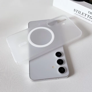 เคสโทรศัพท์ชาร์จไร้สายแบบแม่เหล็กบางเฉียบสำหรับ Samsung A56 A57 A17 A07 A37 A55 A06 S25 S26 Ultra A54 A05S A36 A16 A35