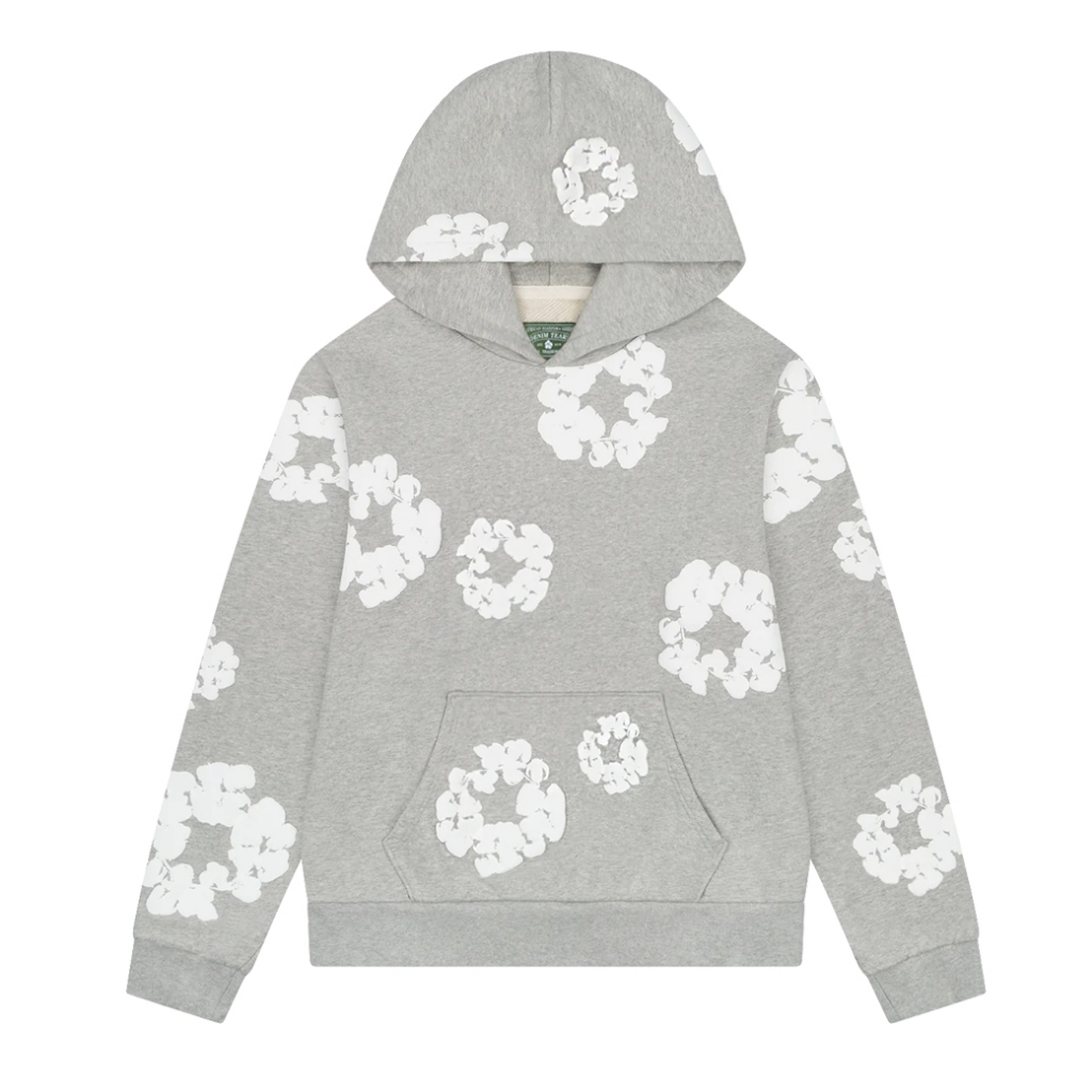 Denim Tears Cotton Wreath Hoodie (GREY)