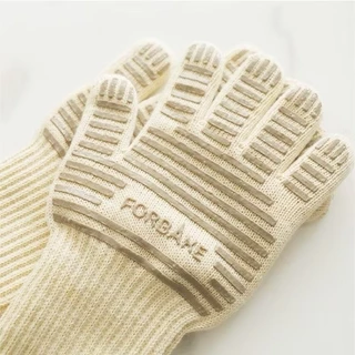(ถูกที่สุด) ถุงมือทนความร้อนสูง260 องศา ถุงมือกันความร้อน FORBAKE คุณภาพส่งออกยุโรป อเมริกา