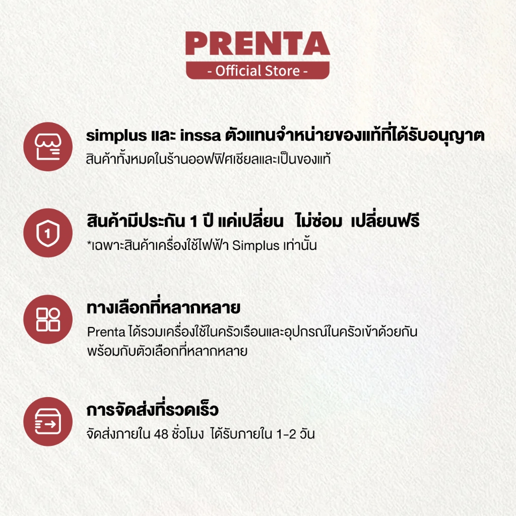 Prenta×Simplus Gift for พัดลมไอเย็น พัดลมระบายความร้อนในบ้าน ถังเก็บน้ำ 10 ลิตร รีโมทคอนโทรล พัดลมปรับอากาศ BJPH-LFSH004 - รูปที่ 2