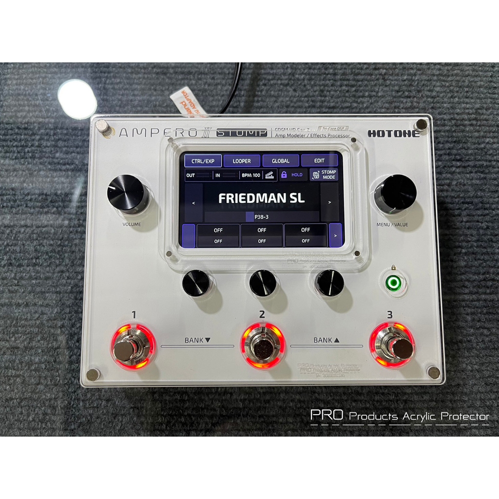 แผ่นอะคริลิค HOTONE Ampero Stomp II