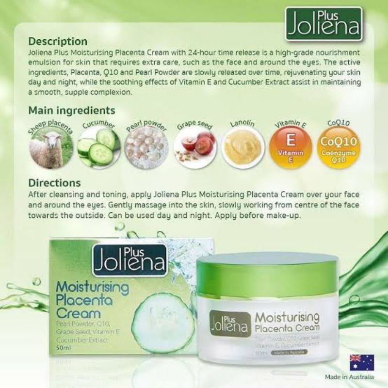 ครีมโจลีน่า Joliena plus Joliena หมดอายุ 05/26  โจลีน่าพลัส ครีมรกแกะ บำรุงผิว - รูปที่ 3