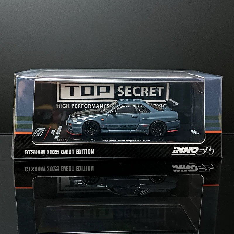 INNO64 1:64 – Nissan Skyline GT-R (R34) “Top Secret” GT Show 2025 Exclusive
