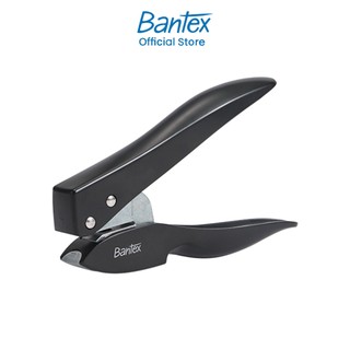 Bantex เครื่องเจาะรู เจาะรูบัตรพนักงาน 6mm มีช่องเก็บเศษกระดาษ ตัวเจาะกระดาษ ขนาดเจาะวงรี Slot Punch