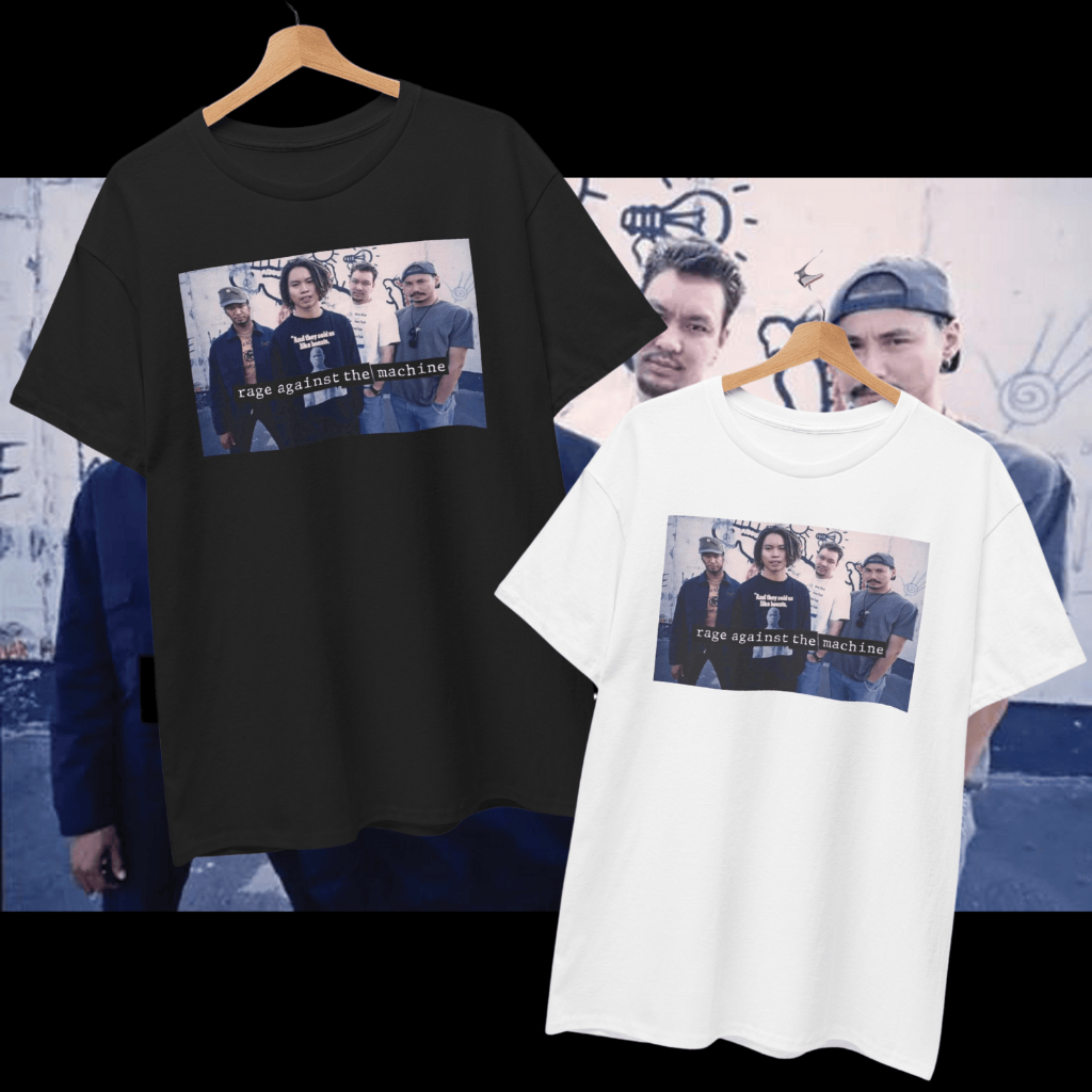 เสื้อยืด Rage Against the Machine เฟดเฟ่ (Cotton 100%)⚠️ระวังร้านปลอม⚠️