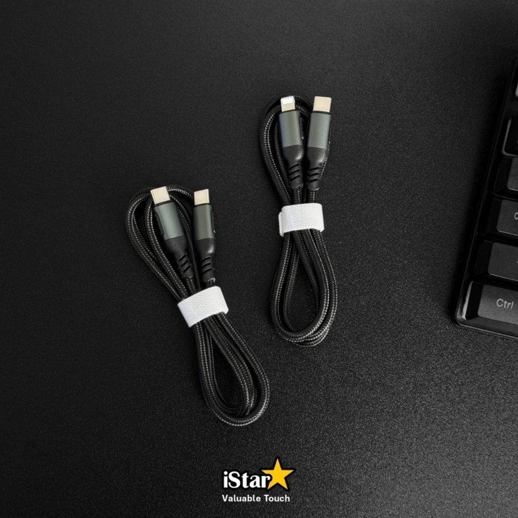 iStar สายชาร์จเร็ว USB-C to IP / USB-C to USB-C  3.0A (100cm) 60W Fast Charge - รูปที่ 3