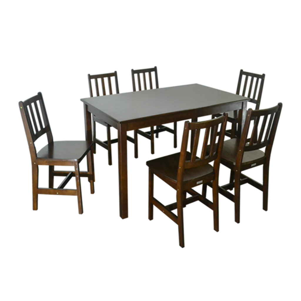 GENESIS ชุดโต๊ะอาหาร 6 ที่นั่ง รุ่น SUWAN 1+6