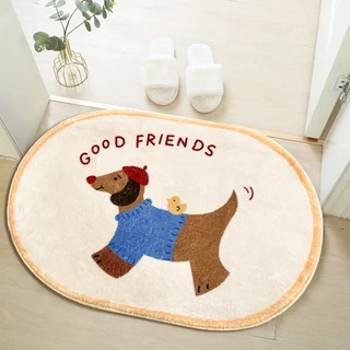 🏷️[Home] พรมเช็ดเท้าขนนุ่ม 🐶 พรมแต่งห้อง 40x120ลายน่ารักDOG 🔻พรมนุ่ม แต่งห้องนอน ห้องน้ำ พรมปูพื้น 🐶พรมสไตล์เกาหลี