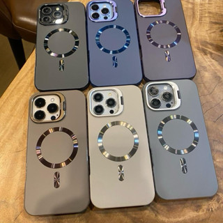 เคสกันกระแทกสีล้วนชาร์จได้ ขอบเลนส์ตั้งได้ งานดีมากกกก