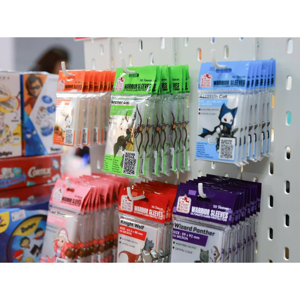 SLEEVES ซองใส่การ์ด ซองการ์ด WARRIOR SLEEVES FOR BOARDGAME&CARDGAME - TOWER TACTIC GAMES บอร์ดเกม/การ์ดเกม