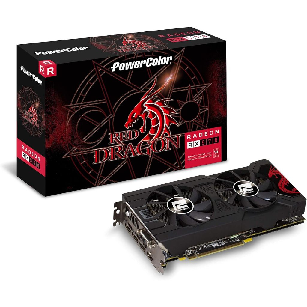 POWER COLOR RX570 RED DRAGON 4GB GDDR5