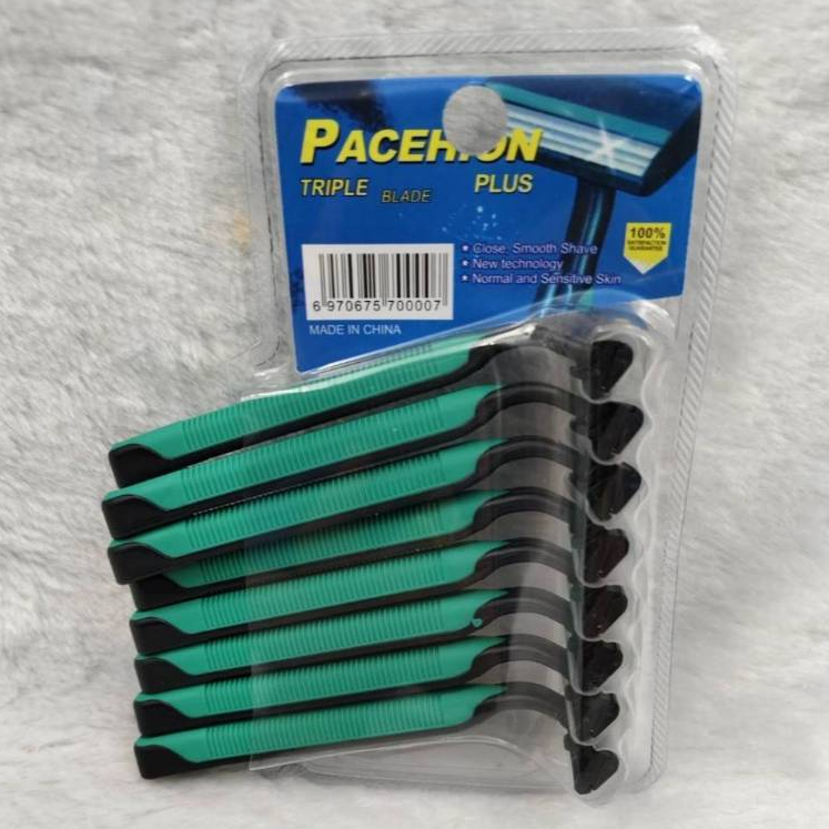 🔥ชุดละ 8 ด้าม🔥 ด้ามมีดโกนหนวด มีดโกน ใบมีด 2 ชั้น มีดโกนพร้อมด้าม