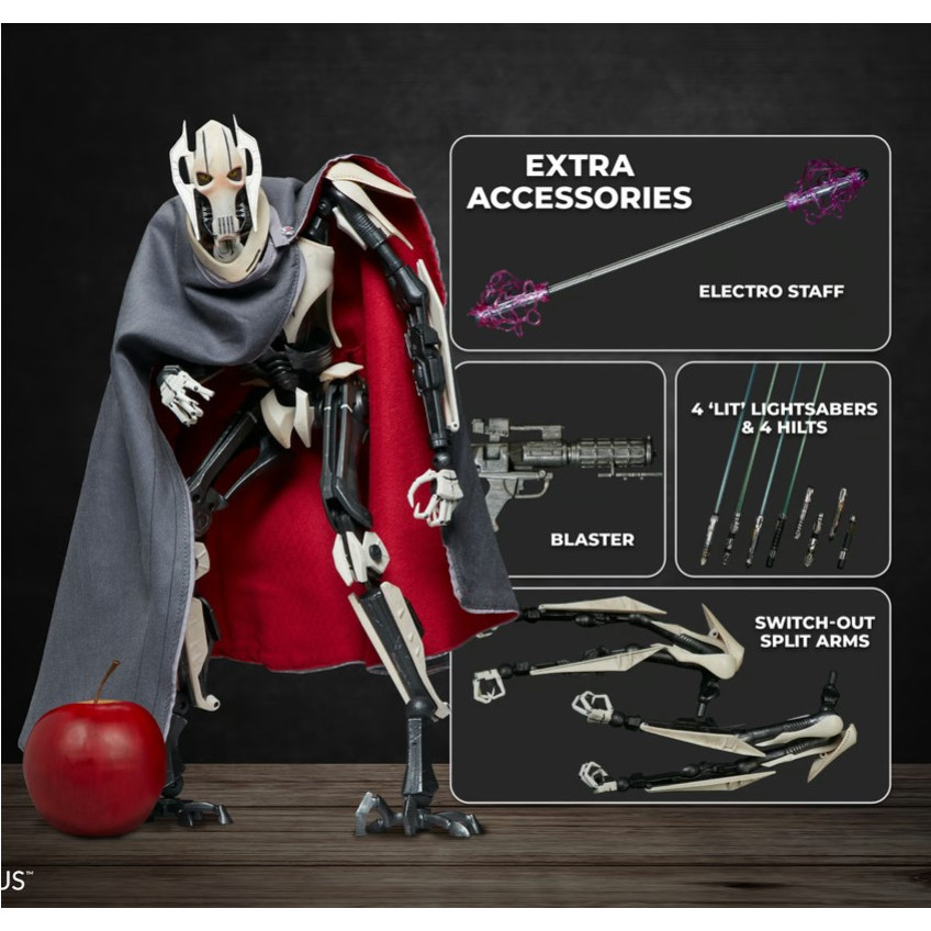 Sideshow Star Wars: Attack of the Clones - General Grievous 1/6 มือสอง ของครบ สภาพดี **พร้อมส่ง**