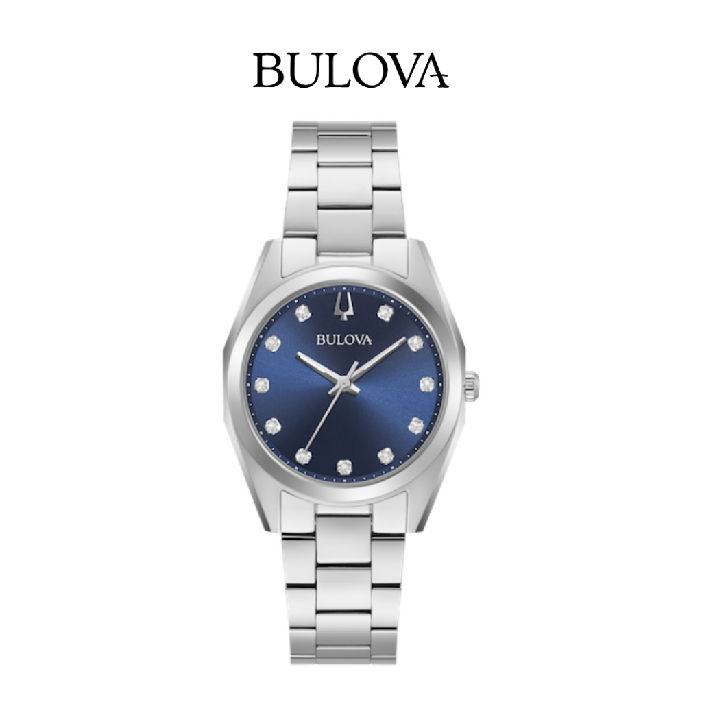BULOVA Automatic 96P229 Women's Surveyor Watch (นาฬิกาผู้หญิง"BULOVA Automatic รุ่น 96P229 Surveyor 