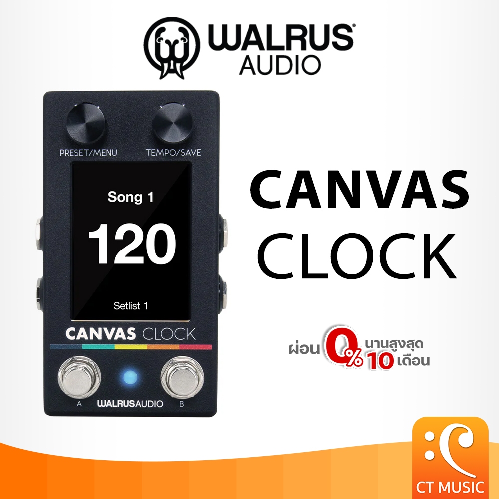 Walrus Audio Canvas Clock Effect เอฟเฟค เครื่องให้จังหวะ WalrusAudio CanvasClock