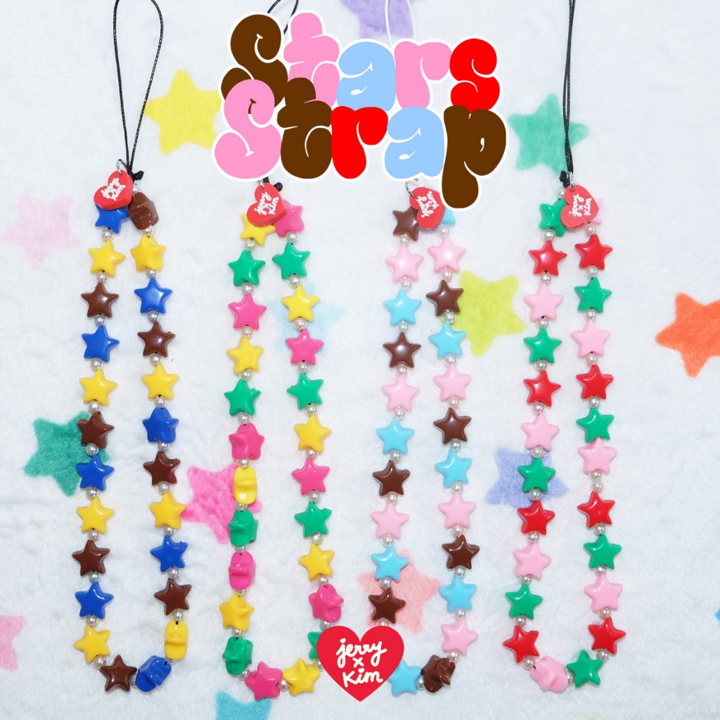The stars strap สายลูกปัดลายดาว Jerryxkimdotstick⭐️