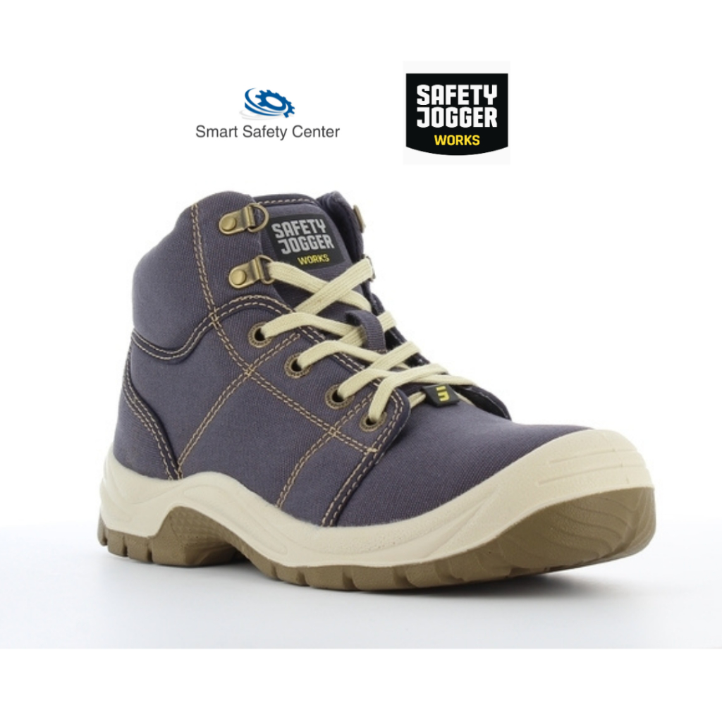 [ลิขสิทธิ์แท้ รับประกัน3เดือน] รองเท้าเซฟตี้ หัวเหล็ก Safety jogger รุ่น Desert jeans