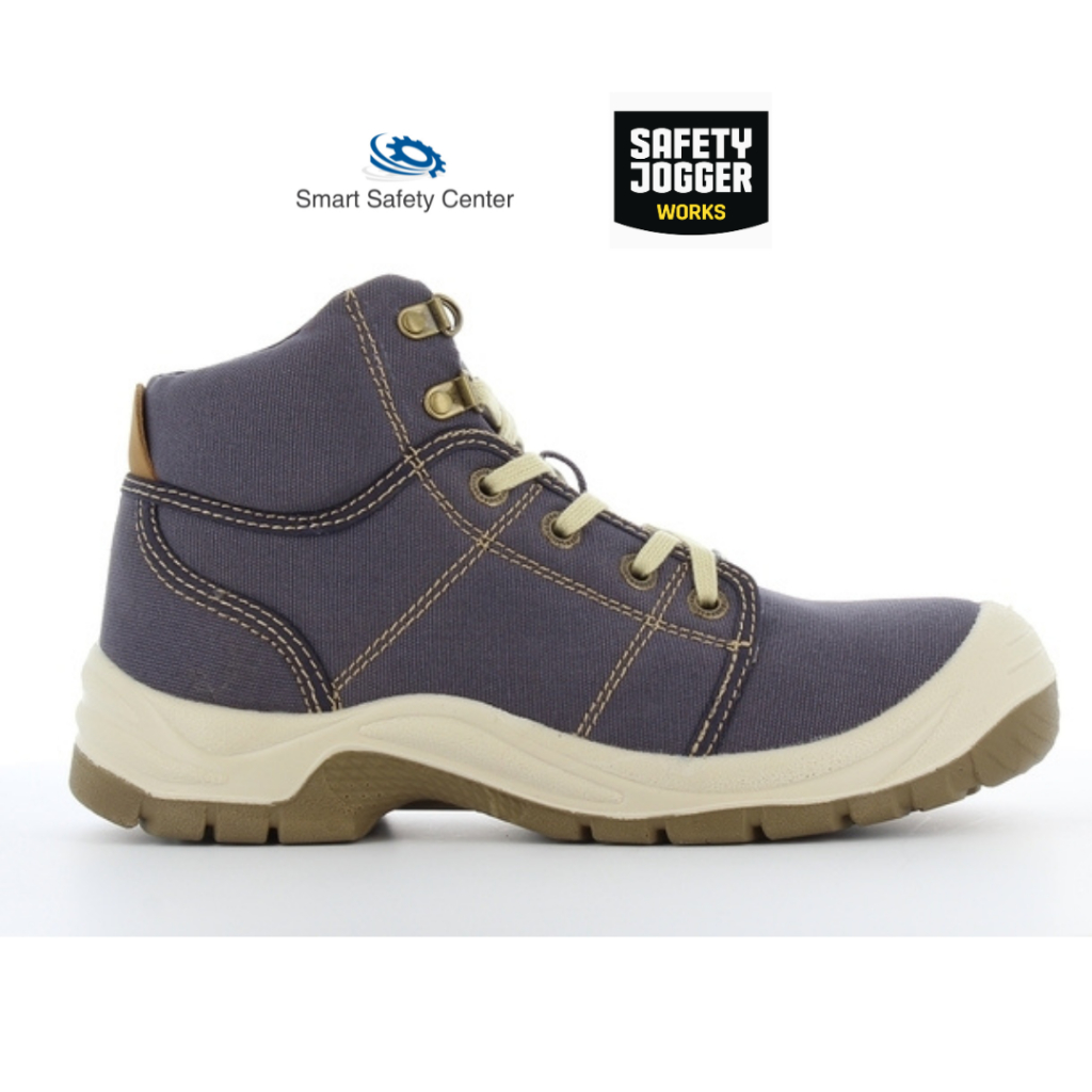[ลิขสิทธิ์แท้ รับประกัน3เดือน] รองเท้าเซฟตี้ หัวเหล็ก Safety jogger รุ่น Desert jeans