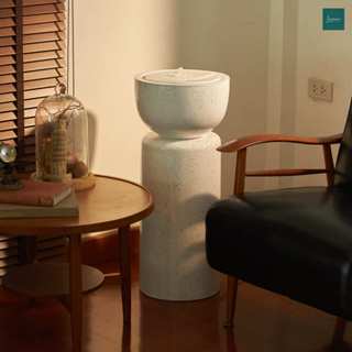 Lonn น้ำล้นไฟเบอร์กลาส รุ่น mini L03 แท่นกลม50