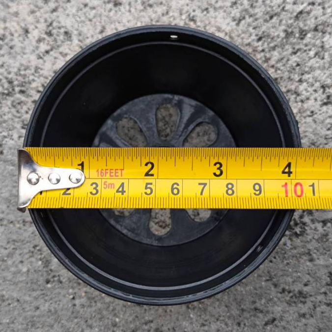 กระถางต้นไม้ แบบกลม 4 นิ้ว สีดำ แพ็ค 100 ใบ - รูปที่ 6